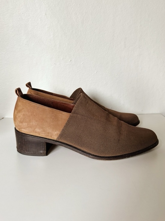 Donald J. Pliner Shoes - Donald J Pliner Leather Block Heel Loafers